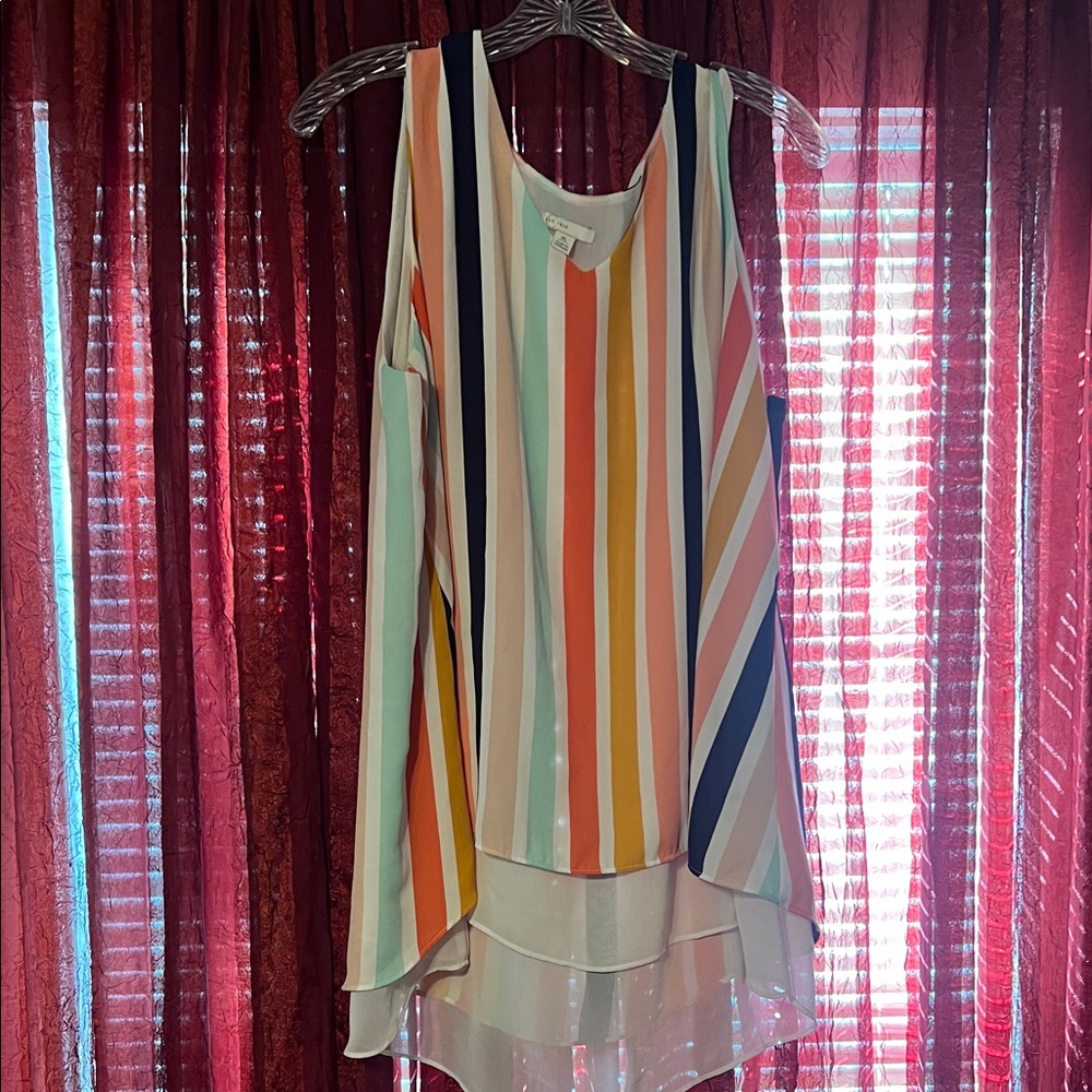 Colorful Sleeveless Top
